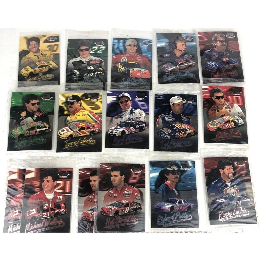 Nascar Race Cards Shoney's Special Fleer Ultra‎ 1997 Factory Sealed Ephemera Vtg